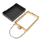 ODM OEM Clamshell Clutch Frames Box Odporne na zużycie różowe złoto do portfela bagażowego