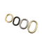 Metalowe pierścienie do torebek Sprzęt SUS304 Okrągły pierścień ze stali nierdzewnej D nie spawany
