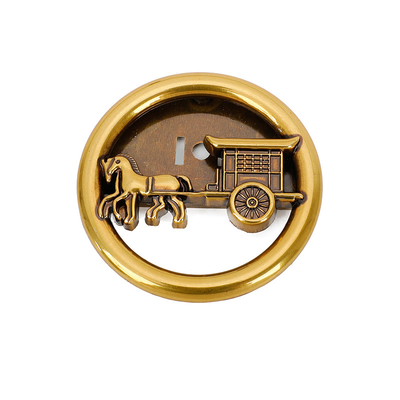 5cm blokada torebki sprzęt do torebki DIY część Ring Pony Rider Bag Lock